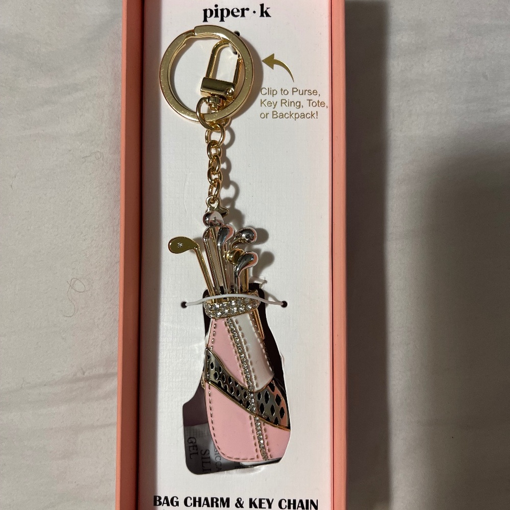 Piper k Golf Bag - Bag Charm & Key Chain